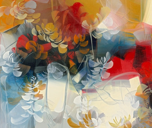 Ascent, giclee on canvas, hand signed by Andrea Palacios, 65x40 unstretched.