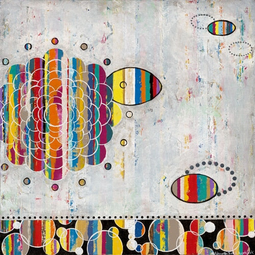 We Shall See, limited edition giclee by Alexandra Suarez, 40x40 signed, numbered