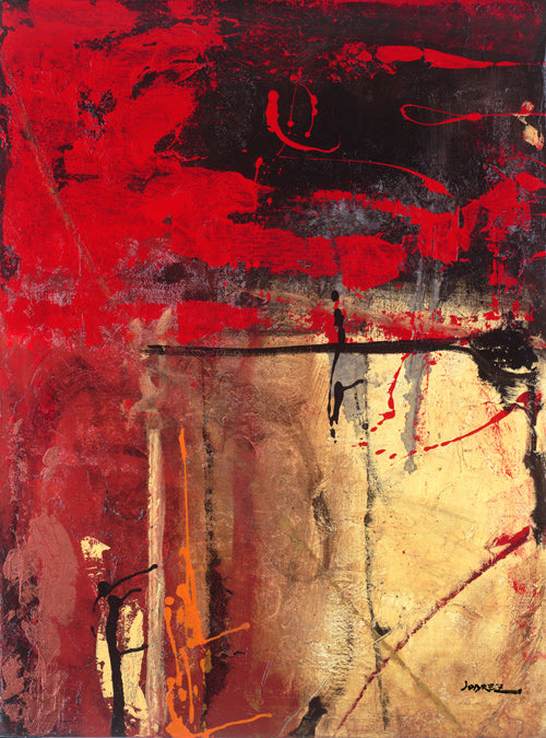 Victory 3, limited edition embellished giclee on canvas, signed by Joarez, 37x50