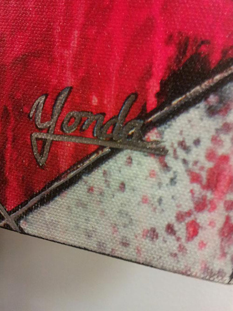 Casa de la musica, limited edition giclee on canvas by Yonda, 36x48 Framed