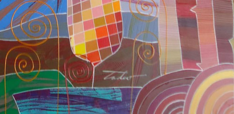 Blue Eyes, limited edition giclee on canvas by Tadeo Zavalata, 36x48 rolled.