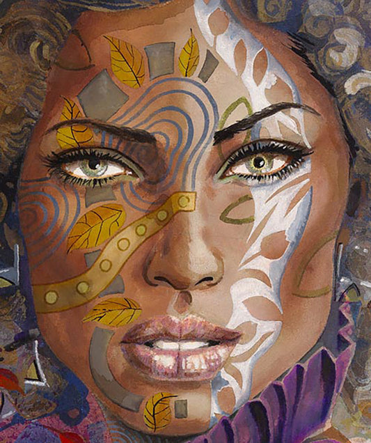 Xhina, limited edition giclee on canvas by Vito Loli, 40x45 un-stretched