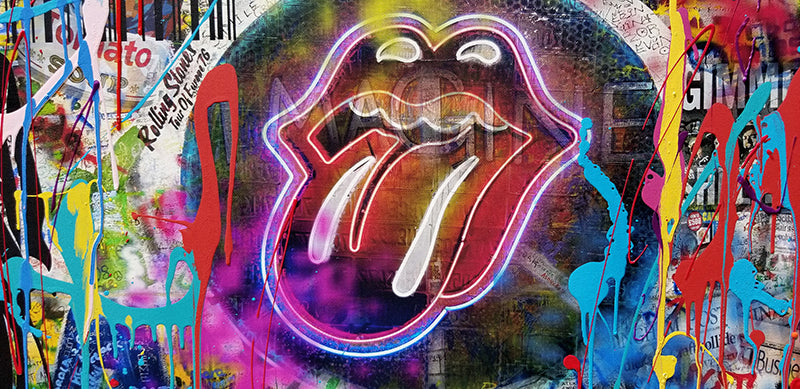 Waiting on a Friend, original mixed media on canvas by Oliver Neilson, 30x28