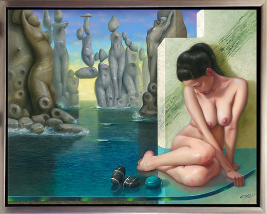 Formas Divinas, Nude Art, limited edition giclee by Nelson Calderon, 38x30