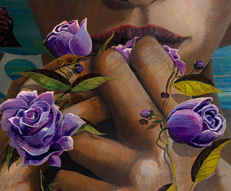Kulliruna, limited edition giclee on canvas by Vito Loli, 40X48 un-stretched.