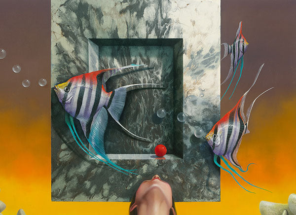 Angeles, Nude Art, limited edition giclee by Nelson Calderon, 38x30