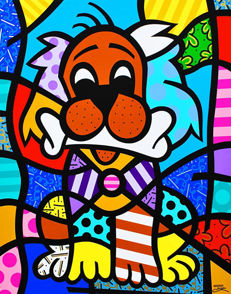 Gistavos Wish, limited edition color giclee on canvas, signed by Jozza, 30X38