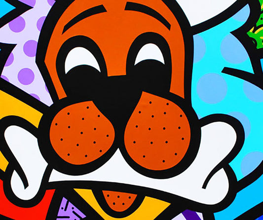 Gistavos Wish, limited edition color giclee on canvas, signed by Jozza, 30X38