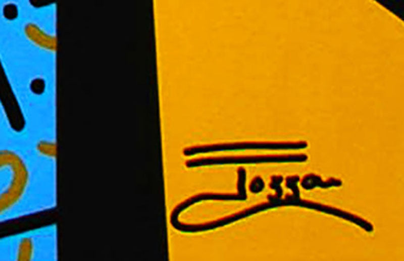 Gistavos Wish, limited edition color giclee on canvas, signed by Jozza, 30X38