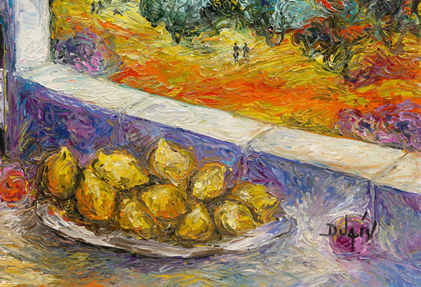 Van Gough Home, limited edition embellished giclee on canvas by Duaiv, 36x28