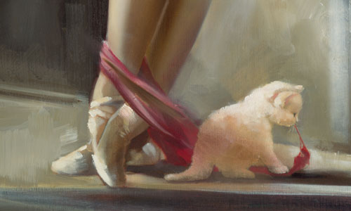 Dance Of Light, a piece with great detail  by Ron Dicsenza, 30X40