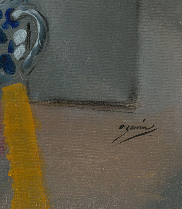 Poppies, limited edition on canvas by Azarin, 40x30 framed and ready to hang