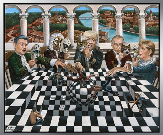 Game is On, limited edition on canvas by Tatiana Denisova, 36x48