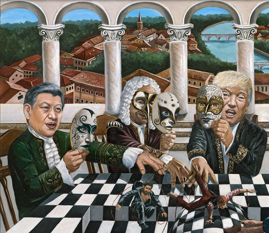 Game is On, limited edition on canvas by Tatiana Denisova, 36x48