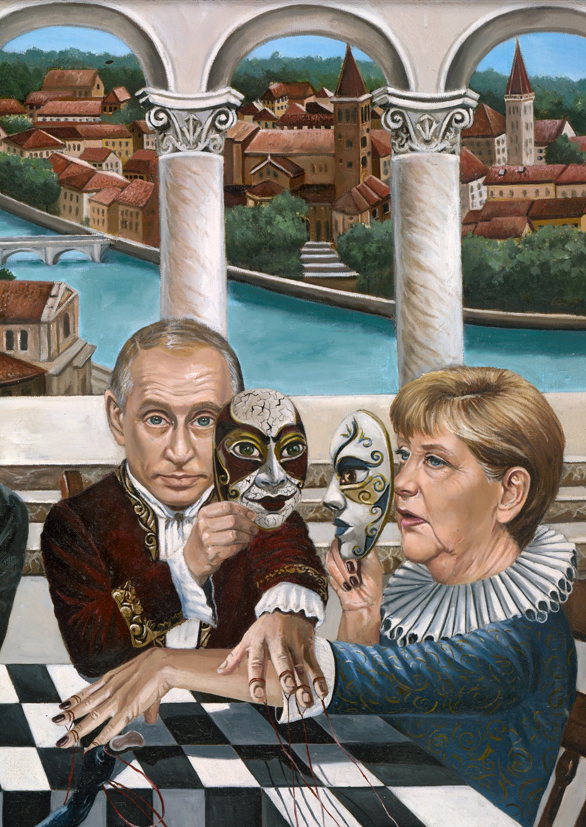 Game is On, limited edition on canvas by Tatiana Denisova, 36x48