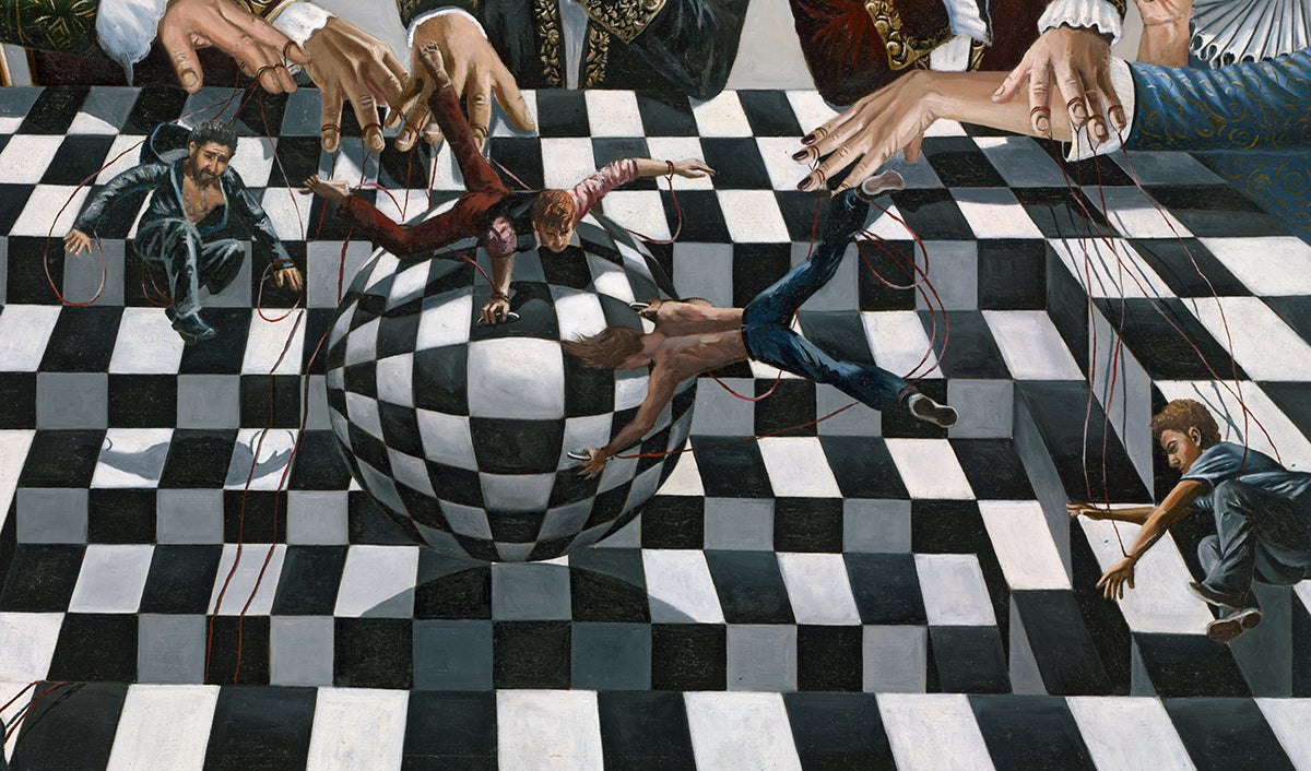 Game is On, limited edition on canvas by Tatiana Denisova, 36x48