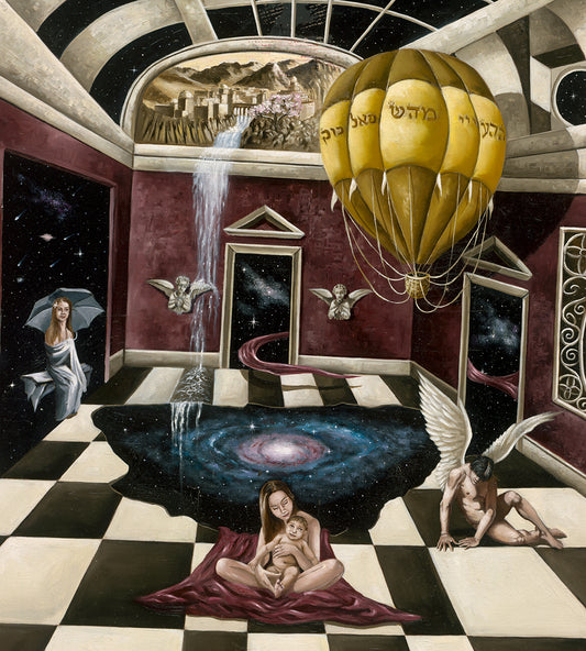 Time Illusion, limited edition on canvas by Tatiana Denisova, 31x36