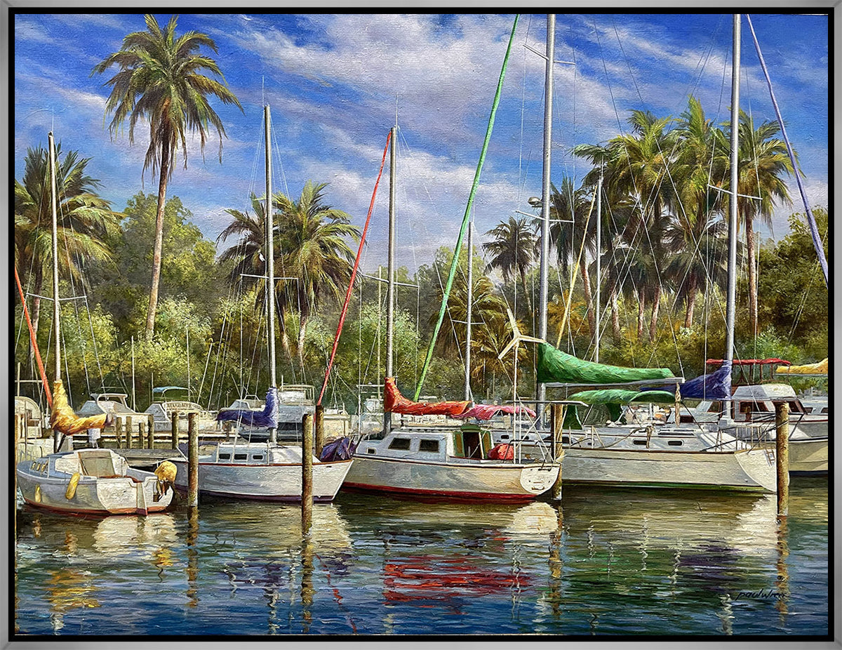 Calm Outburst, limited edition giclee on canvas by Paul Wren, 48x36