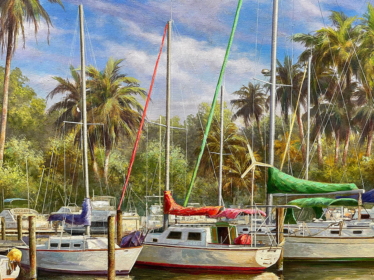 Calm Outburst, limited edition giclee on canvas by Paul Wren, 48x36