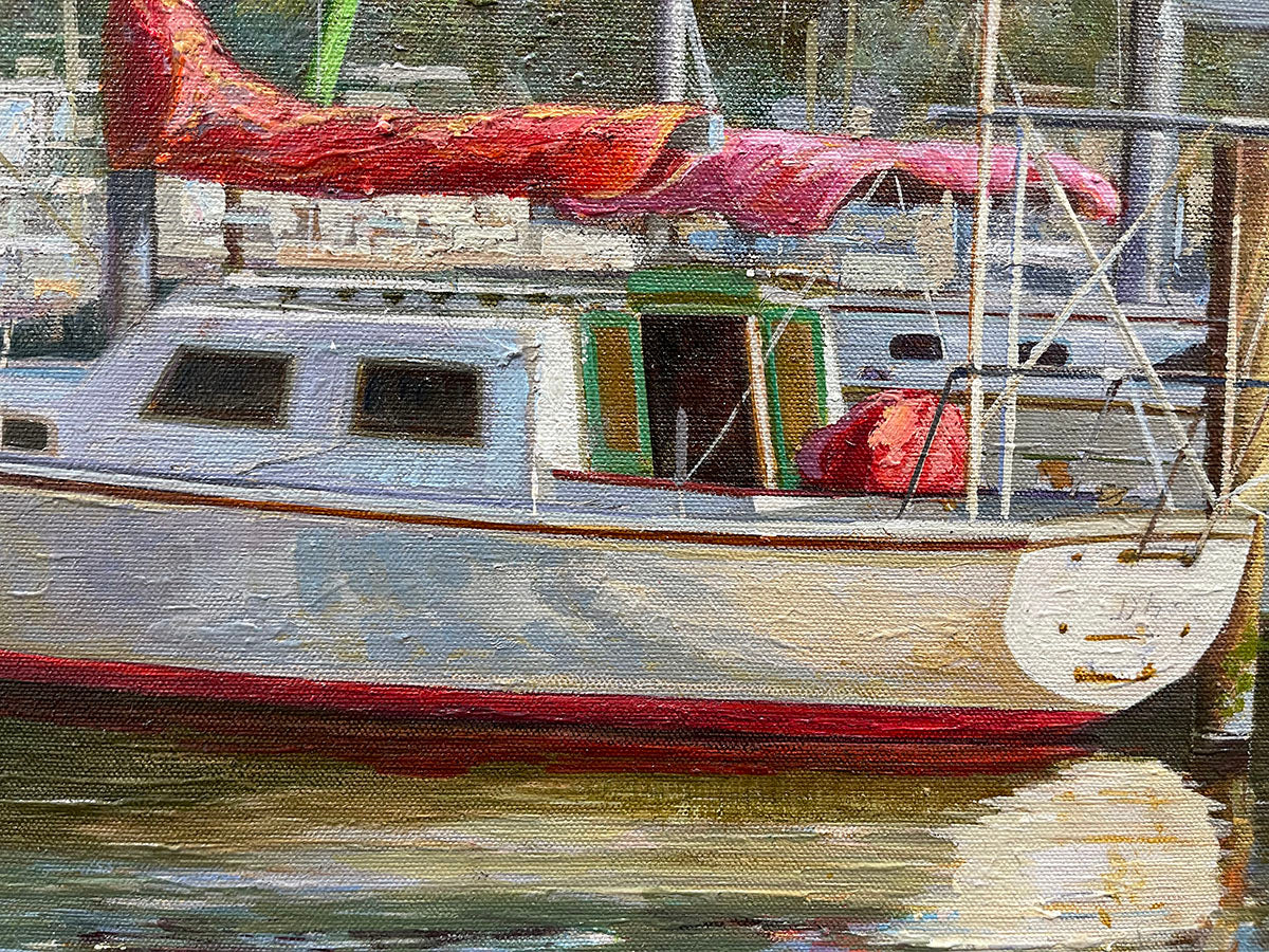 Calm Outburst, limited edition giclee on canvas by Paul Wren, 48x36