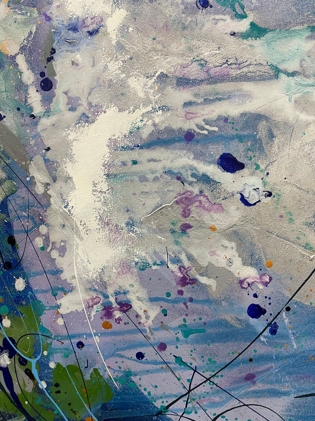 Levantate y brilla, limited edition giclee on canvas by Azarian, 48x32