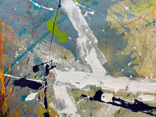 Mis pensamientos, stunning limited edition giclee on canvas by Azarian, 48x48