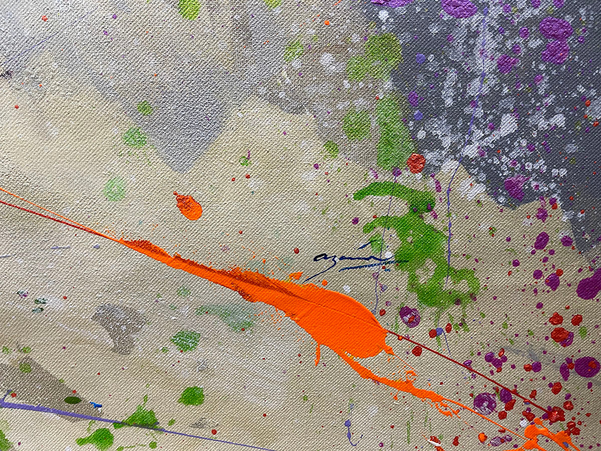 Mis pensamientos, stunning limited edition giclee on canvas by Azarian, 48x48