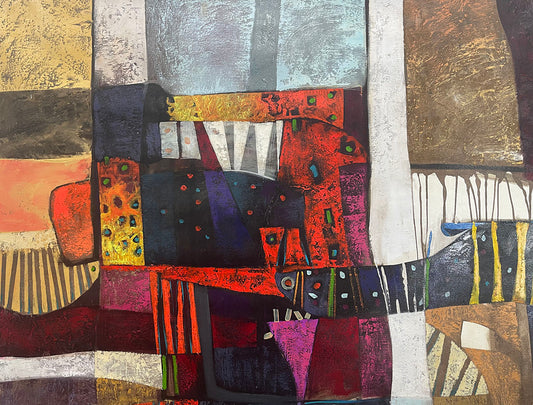 Lo Que Ves, limited edition giclee on canvas by Claudio Chunga, 48x48