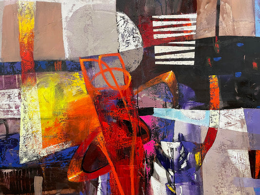 Hacia Lo Desconocido, limited edition giclee on canvas by Claudio Chunga, 48x48