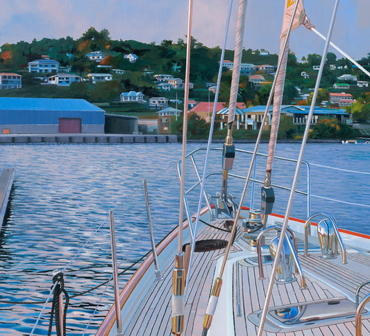 Around the World, limited edition on canvas by William Mason, 34x53 framed