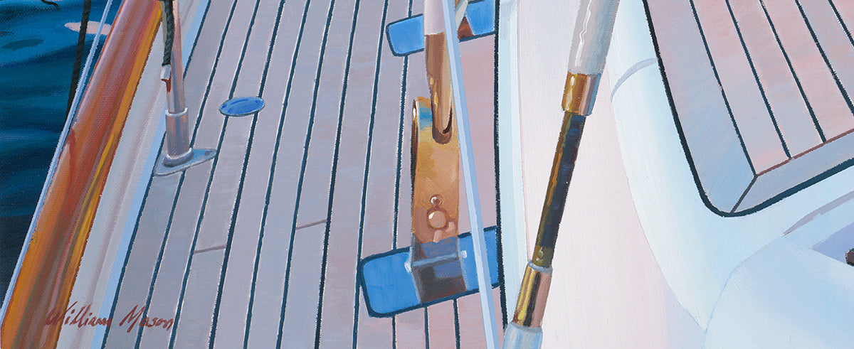 Around the World, limited edition on canvas by William Mason, 34x53 framed