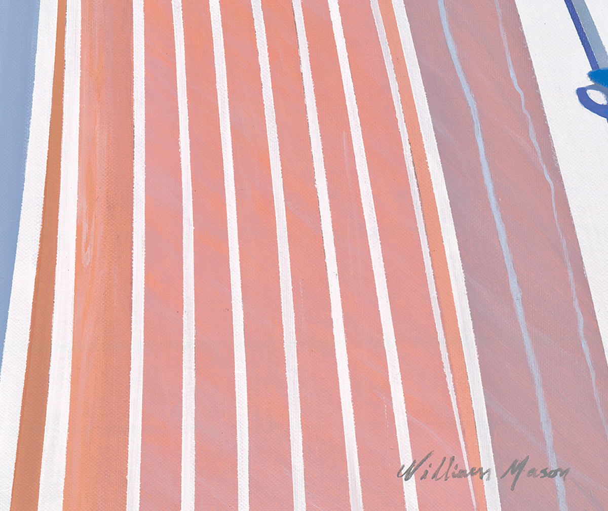 Caribbean Blue, limited edition on canvas by William Mason, 53x32