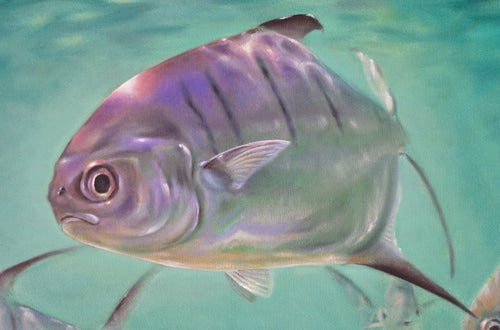 Palmetto, limited edition giclee by Jason Mathias, 45x30 signed and numbered