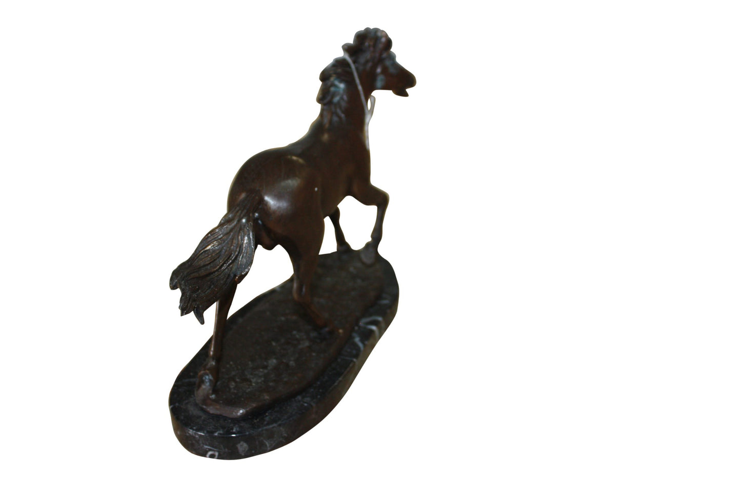 Running horse - Bronze Statue - Size: 12"L x 4"W x 8"H.