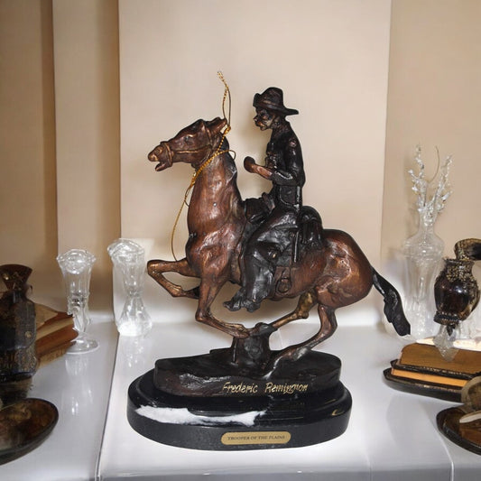 Trooper of the Plains Bronze Statue By Remington