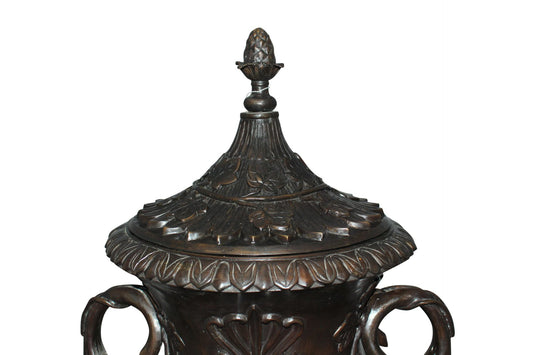 Vase - spirit large Bronze Statue - Size: 21"L x 16"W x 48.5"H.