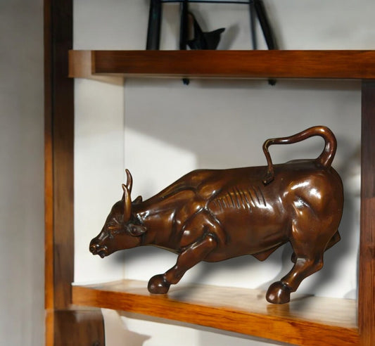 Bronze Wall Street Bull Small Statue