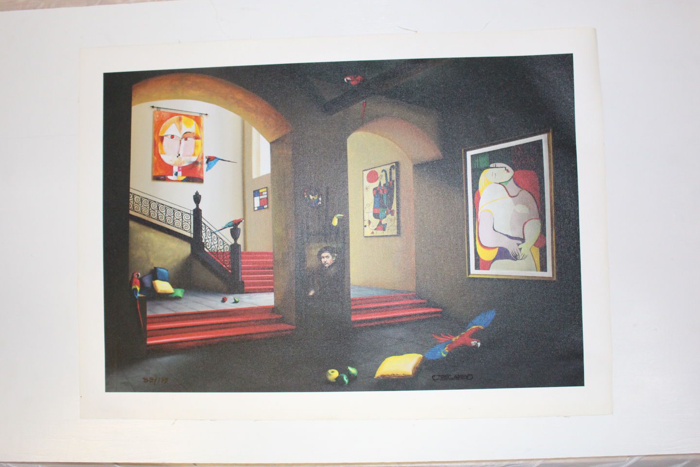 Orlando Quevedo Giclée Painting, Limited Edition - Size: 21"L x 13.5"W