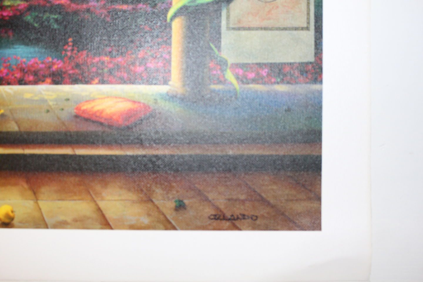 Orlando Quevedo Giclée "Paradise" Painting - Size: 21"L x 13.5"W
