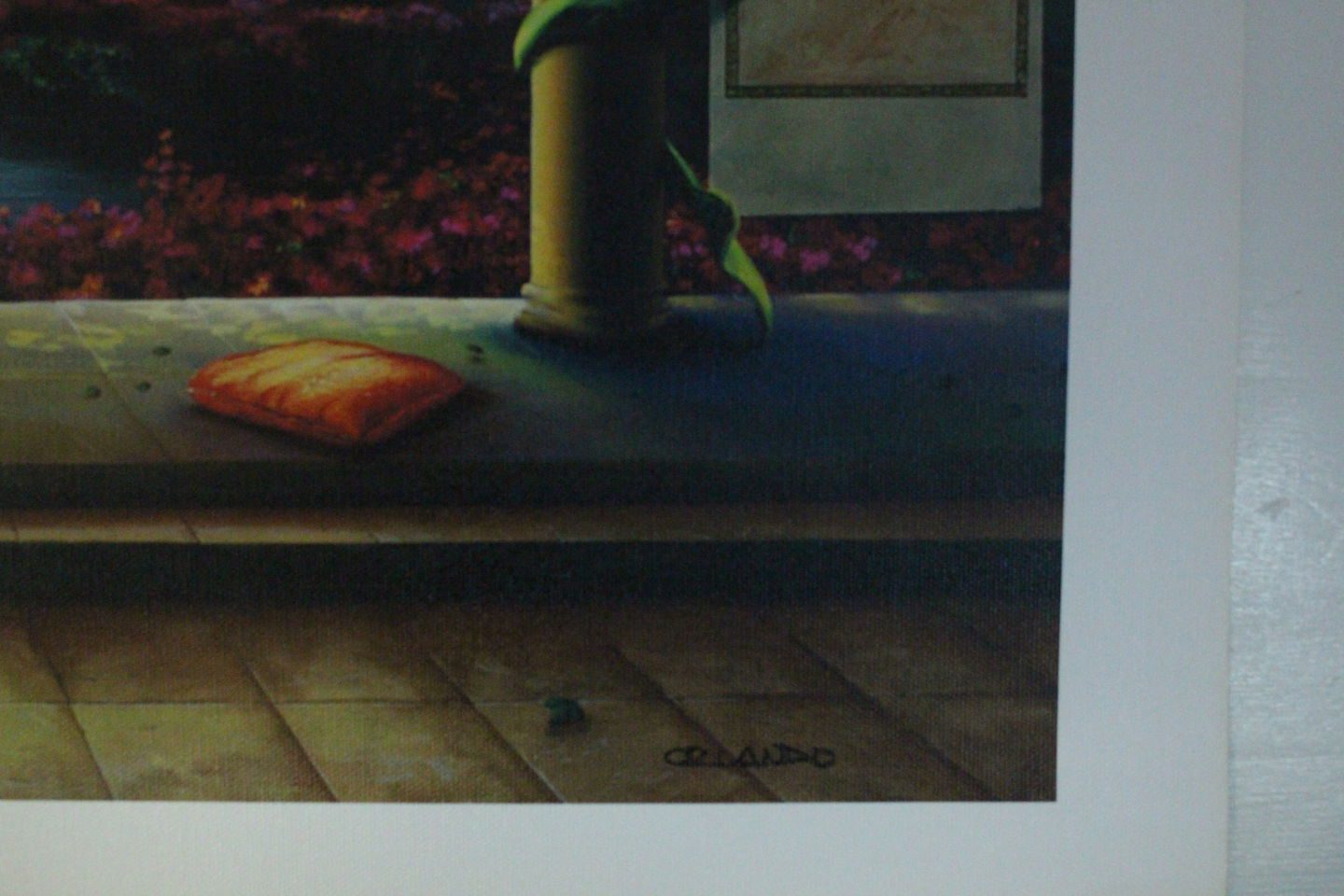 Orlando Quevedo Giclée "Paradise" Painting - Size: 21"L x 13.5"W