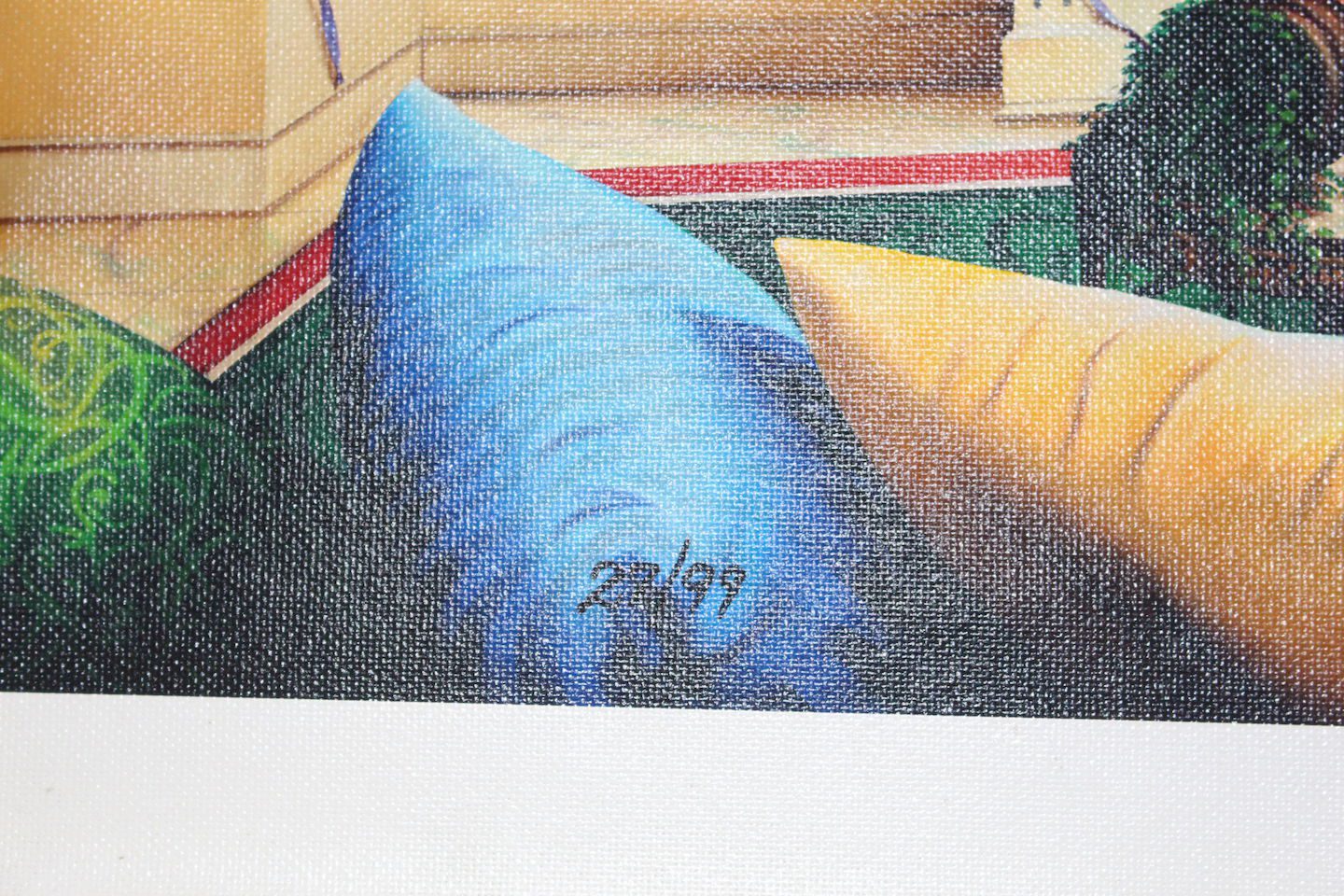 Orlando Quevedo Giclée - Morning Glory Painting - Size: 21"L x 13.5"W