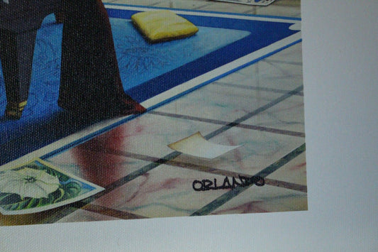 Orlando Quevedo Giclée "Harmony" Painting - Size: 21"L x 13.5"W