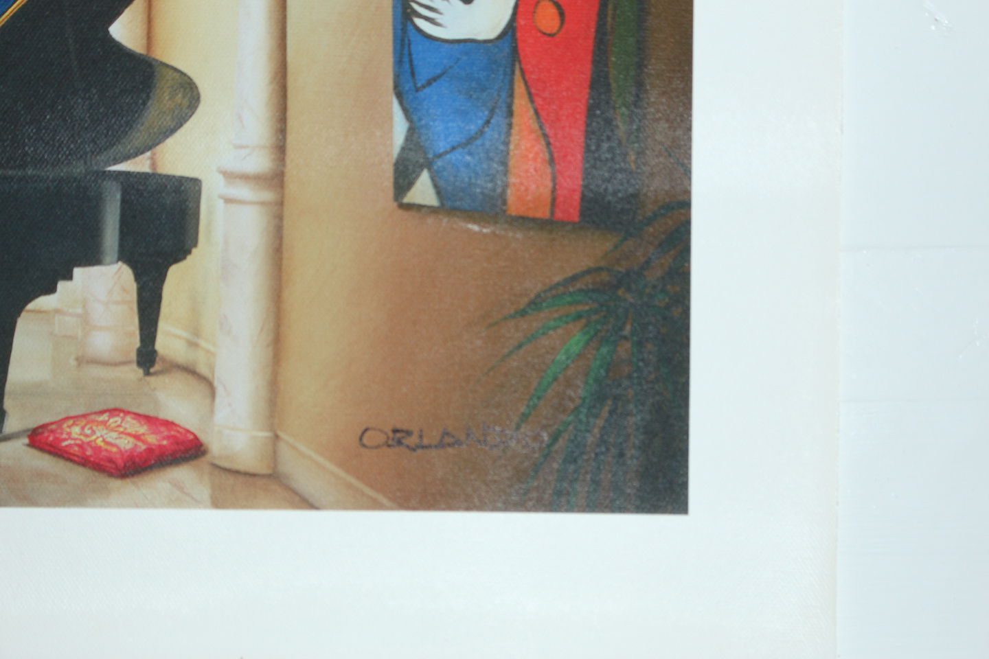Orlando Quevedo Giclée - In The Mood For Love Painting - Size: 21"L x 13.5"W