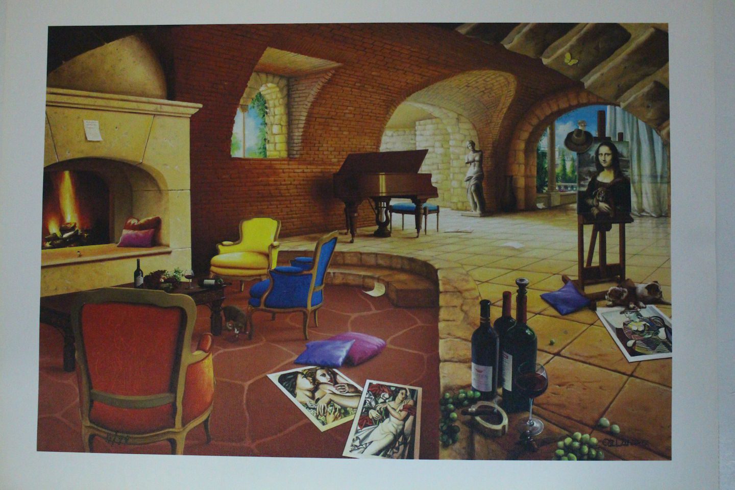 Orlando Quevedo Giclée - Day Break Painting - Size: 21"L x 13.5"W