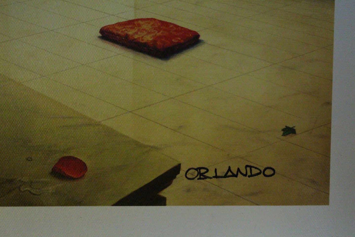 Orlando Quevedo Giclée "Day of Love IV" Painting - Size: 21"L x 13.5"W