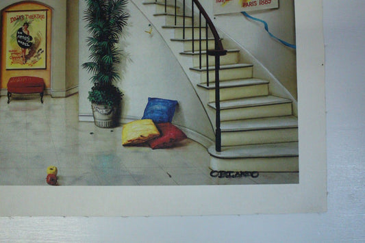 Orlando Quevedo Giclée - Day of Love III Painting - Size: 21"L x 13.5"W