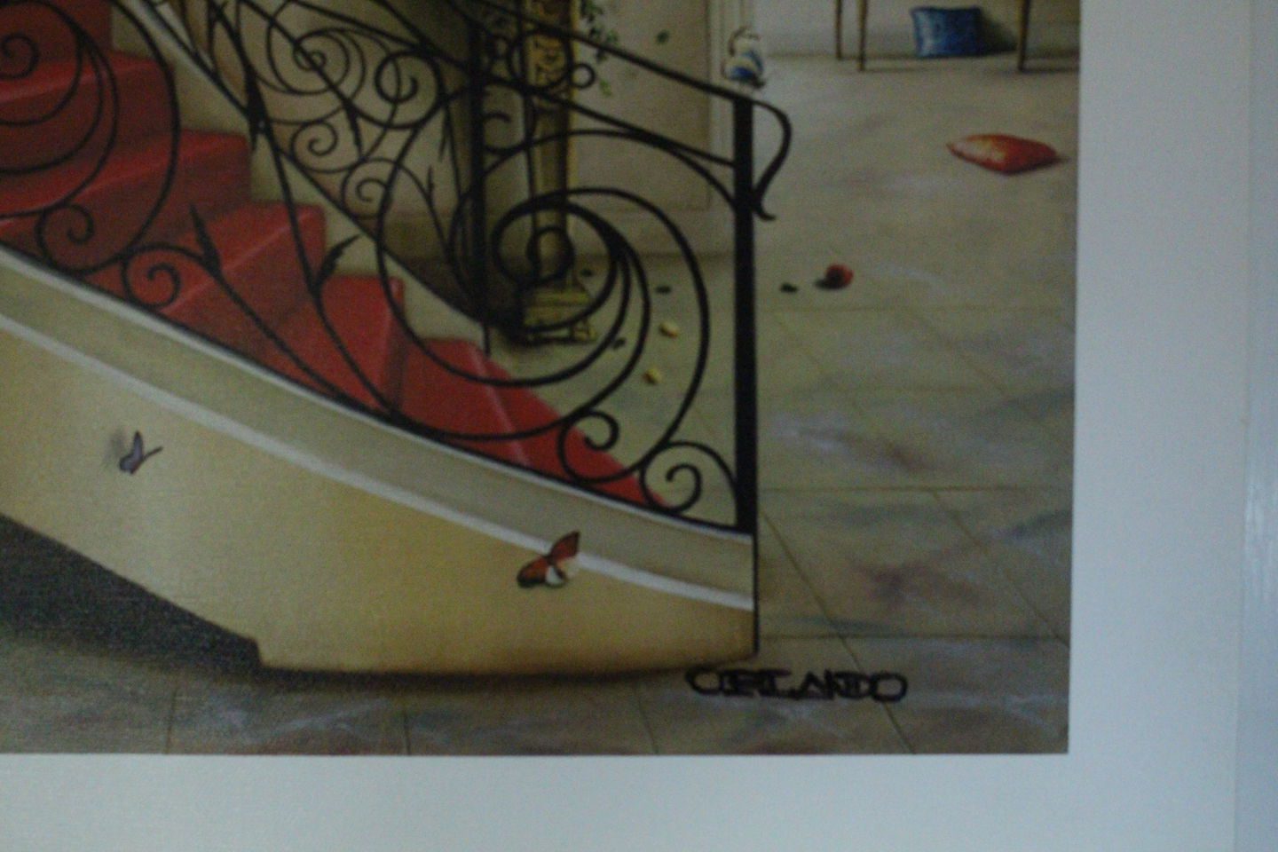 Orlando Quevedo Giclée - Sweet Dreams" Painting - Size: 21"L x 13.5"W