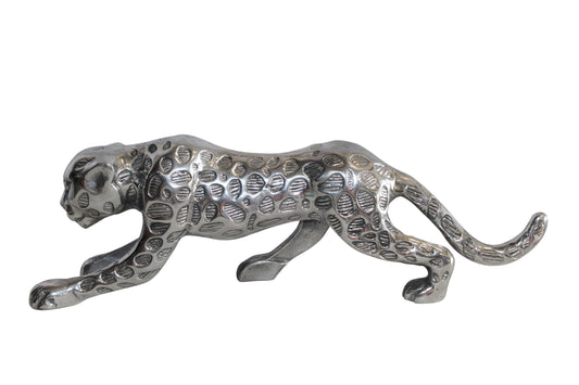 Aluminum Jaguar Statue, Graceful Elegance for Your Home Décor 24" x 4" x 7"H
