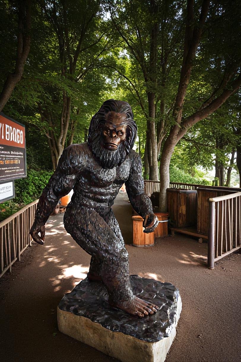 Bigfoot The Legendary Creature, Giant Bronze Statue Replica 42" x 63" x 83"H