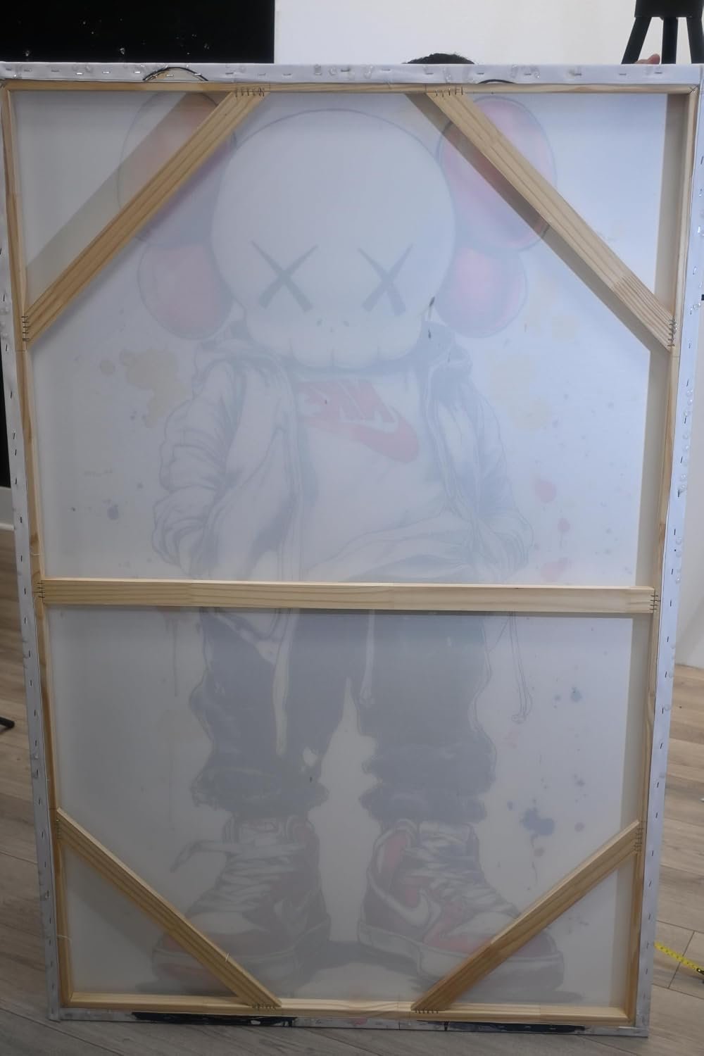 Skull Character Streetwear Sneaker Pop Art Canvas 40"x60"